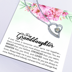 Brave Granddaughter - Forever Love Necklace