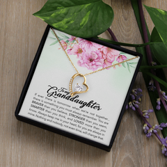 Brave Granddaughter - Forever Love Necklace